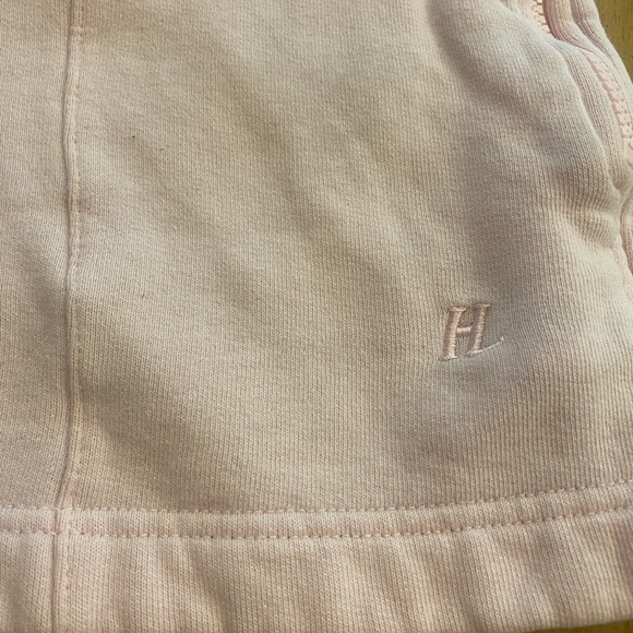 Helmut Lang Women’s Pink Shorts Drawstring zipper pockets size 10 - Picture 12 of 16
